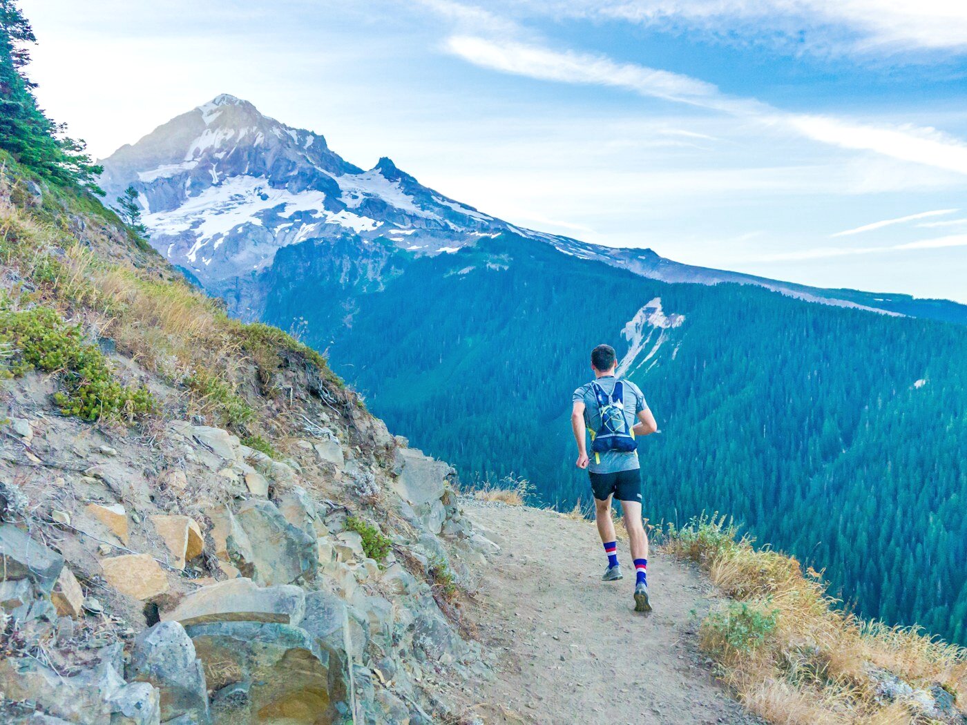 Trail runner going the distance